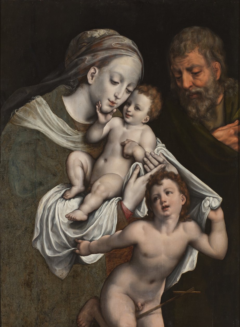 A Sagrada Família com o Infante São João de Cornelis van Cleve