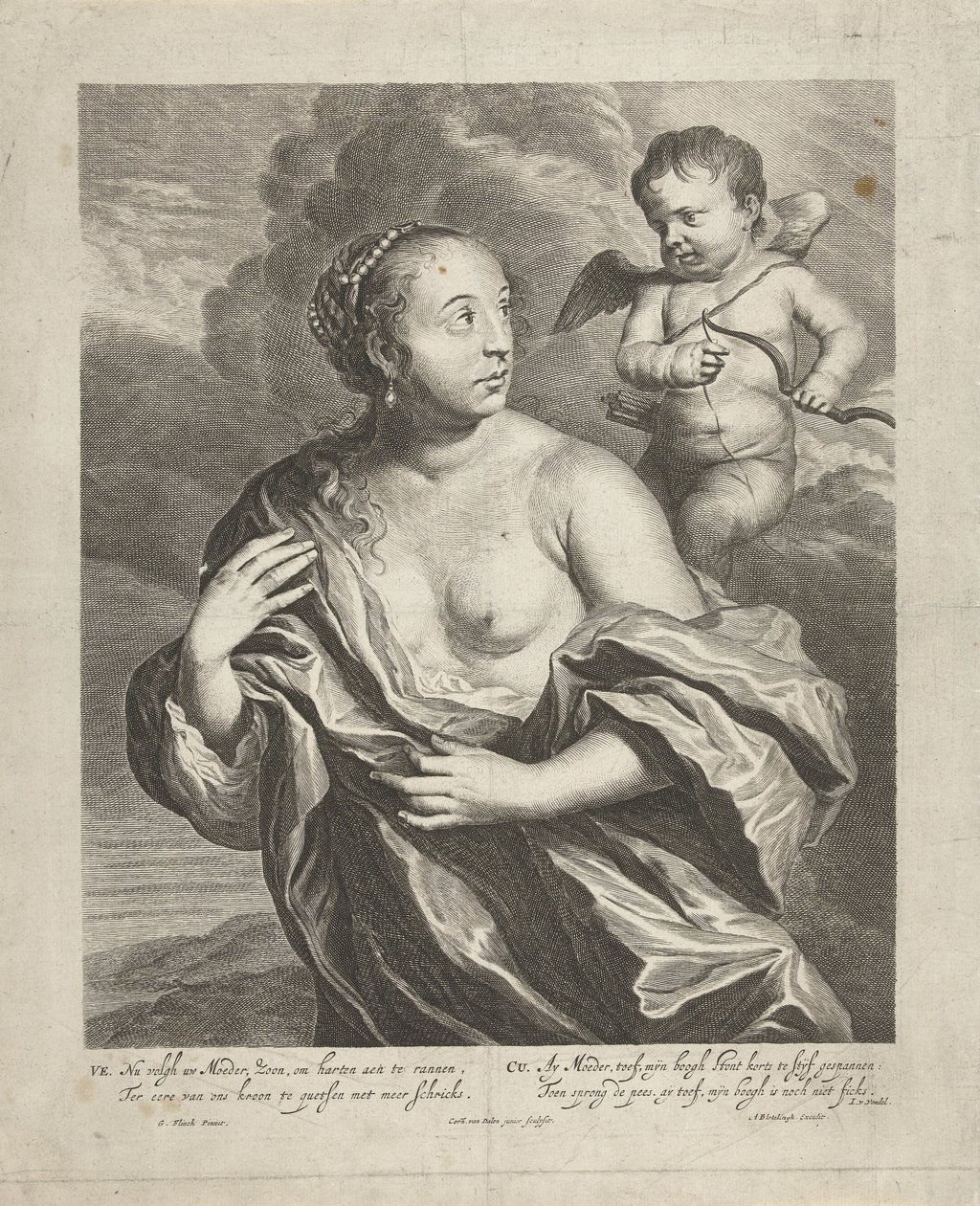 Vénus e Cupido de Cornelis van Dalen (II)