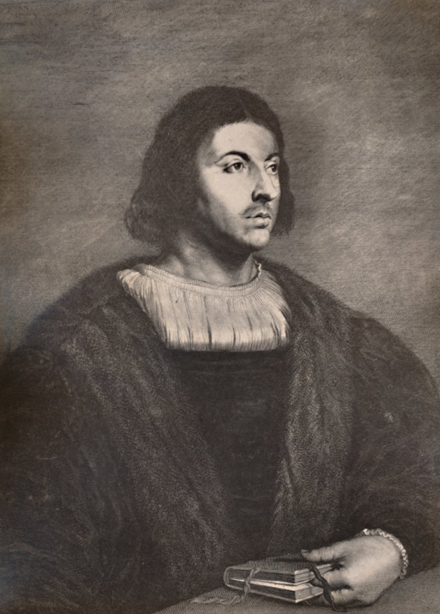 Giovanni Boccaccio, escritor italiano renascentista, poeta e humanista do século XVII 1894 de Cornelis van Dalen II