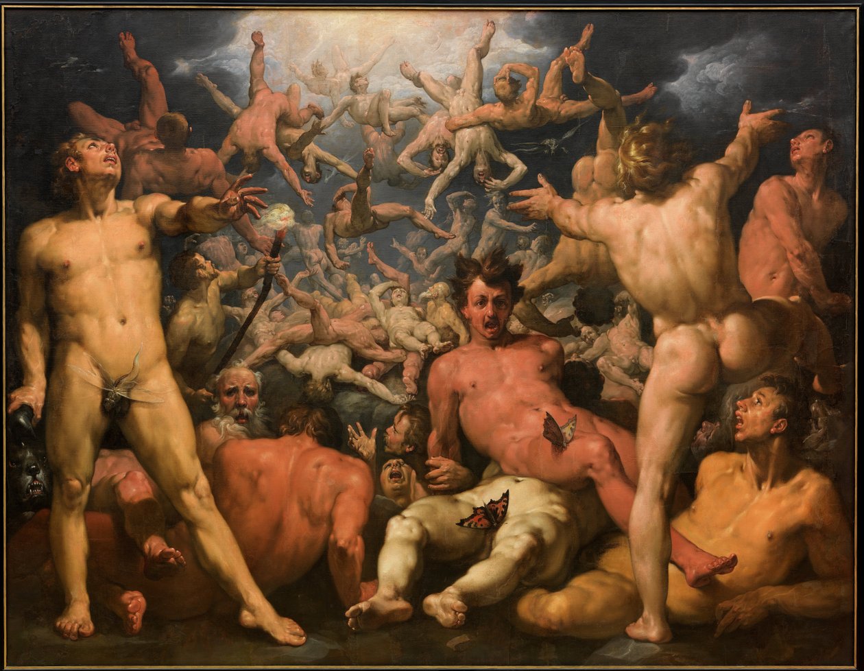 A Queda dos Titãs de Cornelis van Haarlem