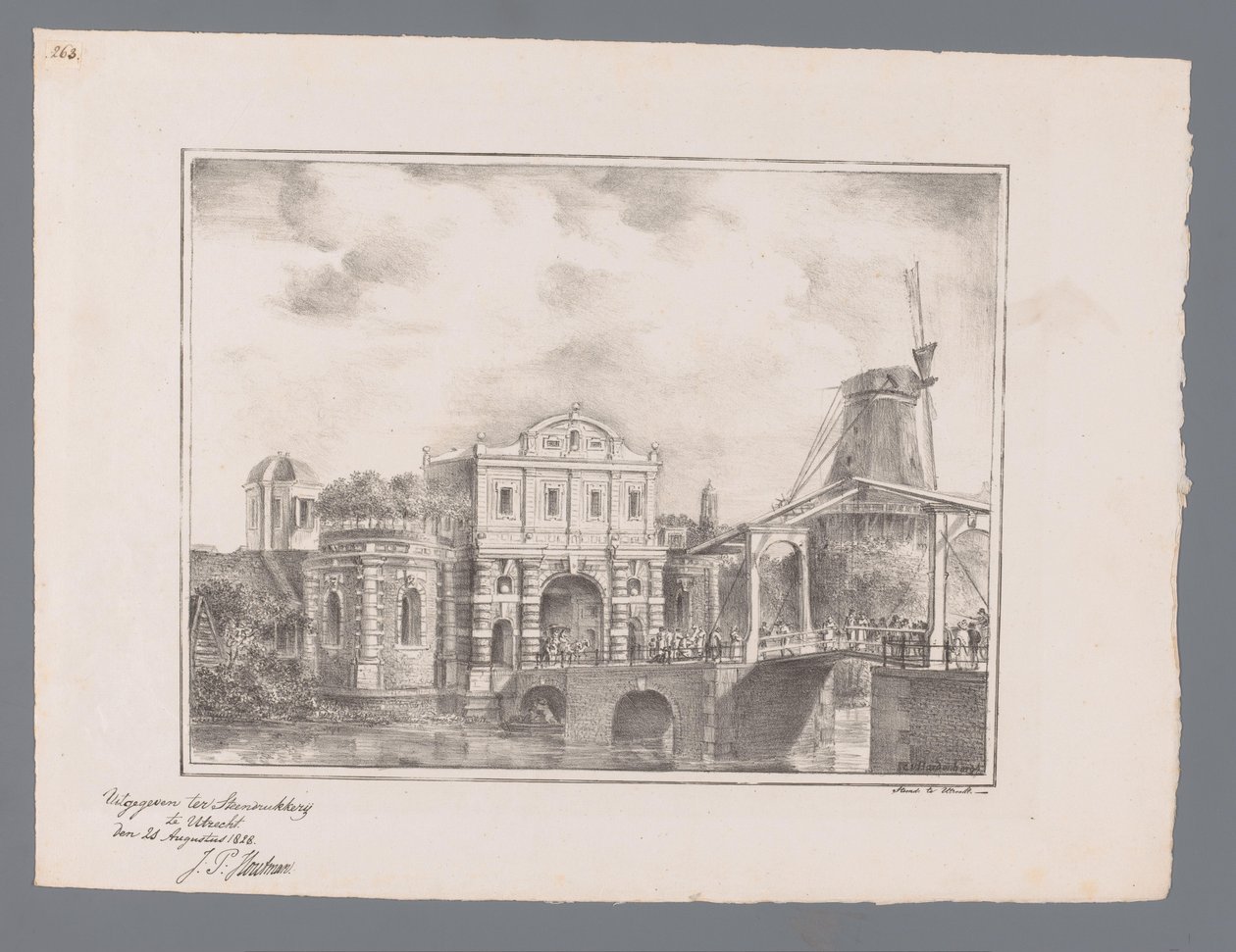 Catharijnepoort em Utrecht
Fotos de vistas para ou perto de Utrecht (título da série) de Cornelis van Hardenbergh
