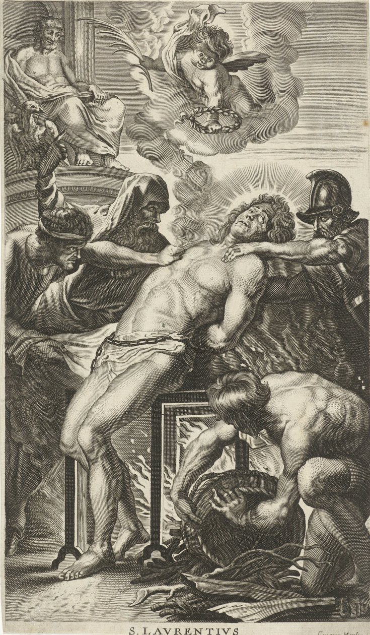 Martírio de São Lourenço de Cornelis van Merlen