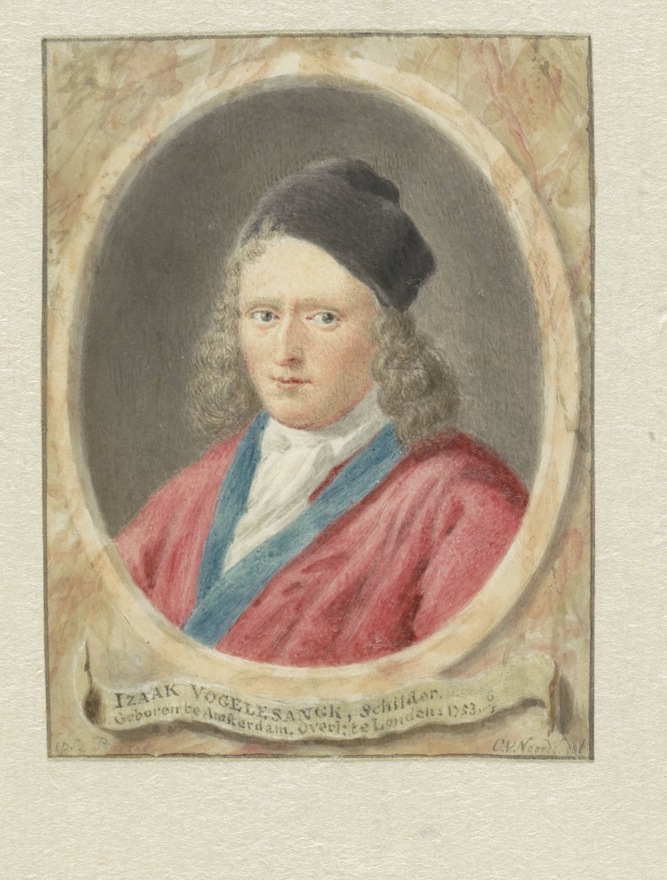 Retrato de Izaak Vogelensanck de Cornelis van Noorde
