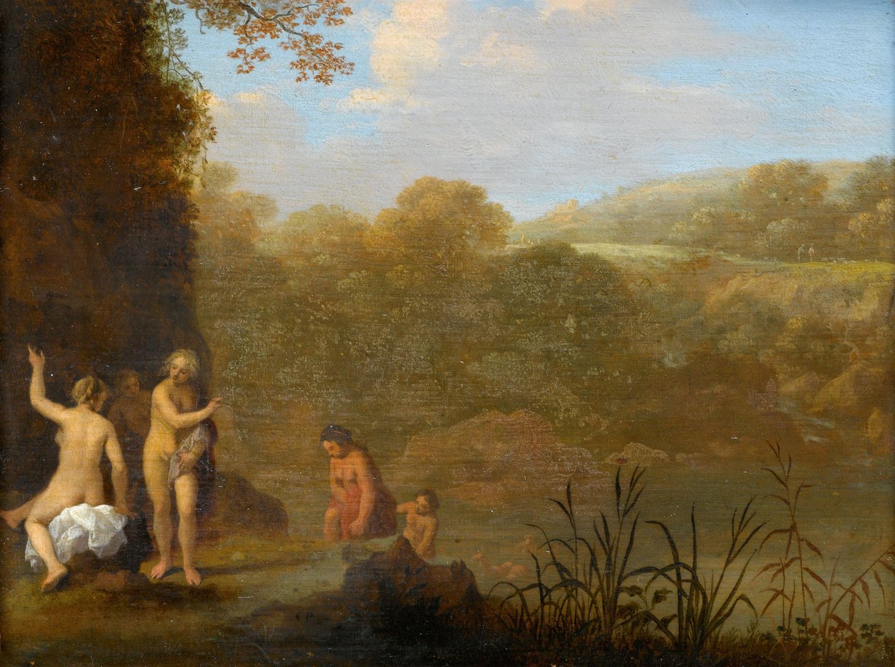 Raparigas de Banho de Cornelis van Poelenburch