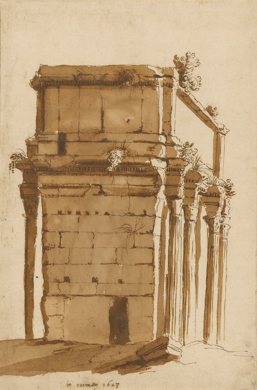 Arco de Septímio Severo, Roma de Cornelis van Poelenburgh
