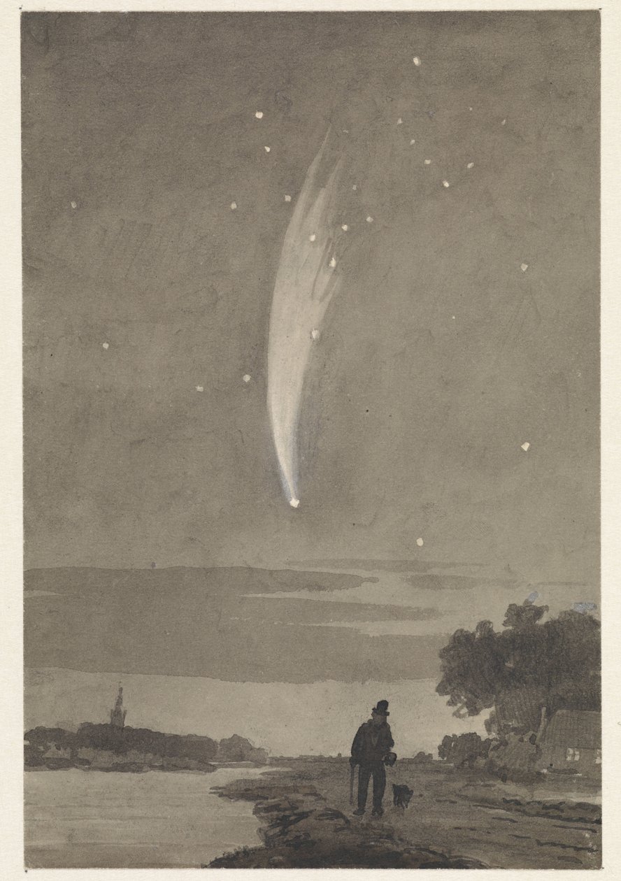 Cometa de Donati, 10 de outubro de 1858 de Cornelis van der Griendt