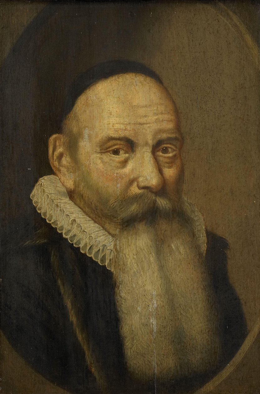 Retrato de Jacobus Rolandus (1562-1632) de Cornelis van der Voort (copy after)