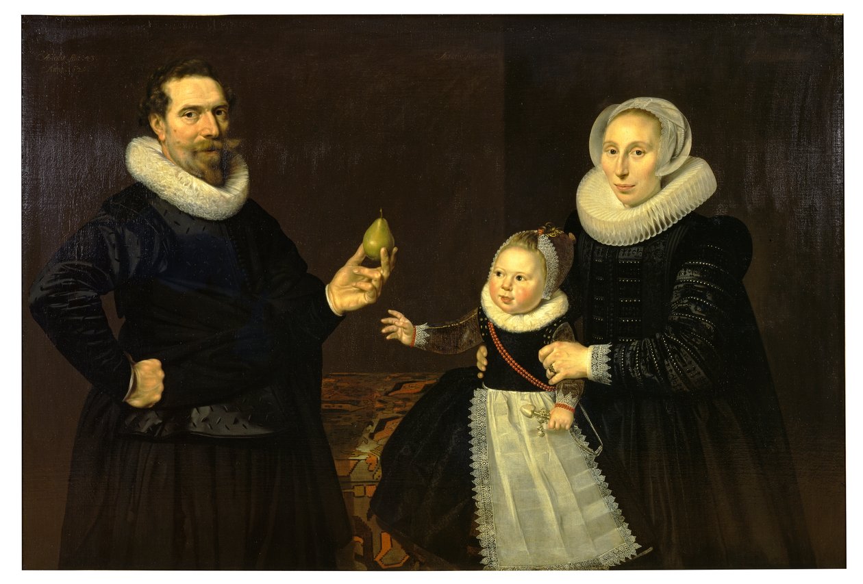 Retrato de família (óleo sobre tela) de Cornelis van der Voort