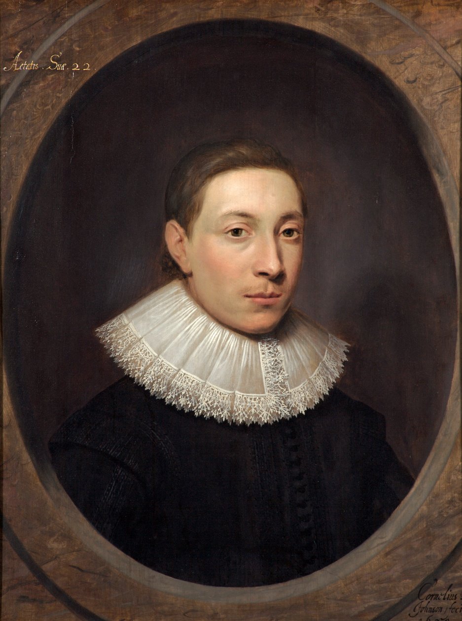 Retrato de um jovem, 1620 de Cornelius Janssen van Ceulen