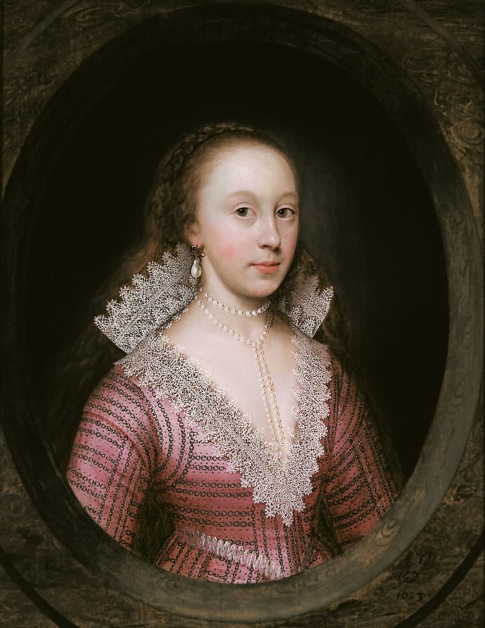Uma senhora, pensada para ser Catherine Fenn de Cornelius I Johnson