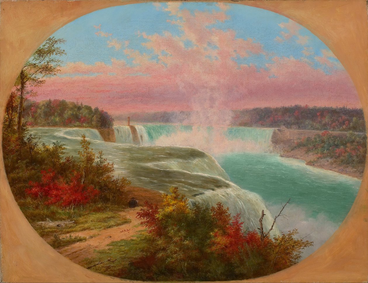 O artista em Niagara de Cornelius Krieghoff
