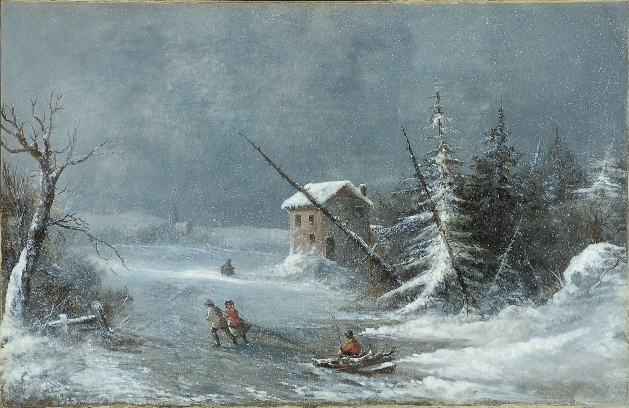 A nevasca de Cornelius Krieghoff