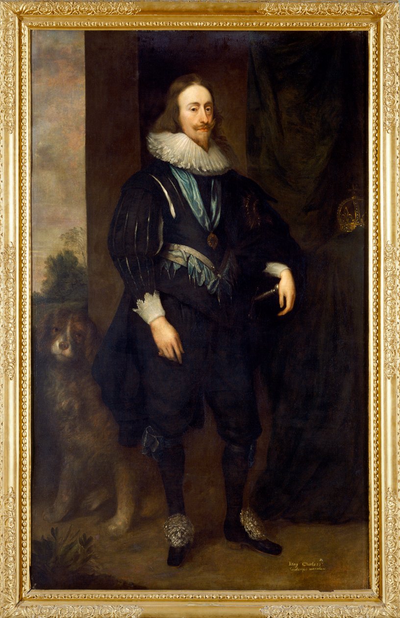 Charles I (óleo sobre tela) de Cornelius Janssen van Ceulen