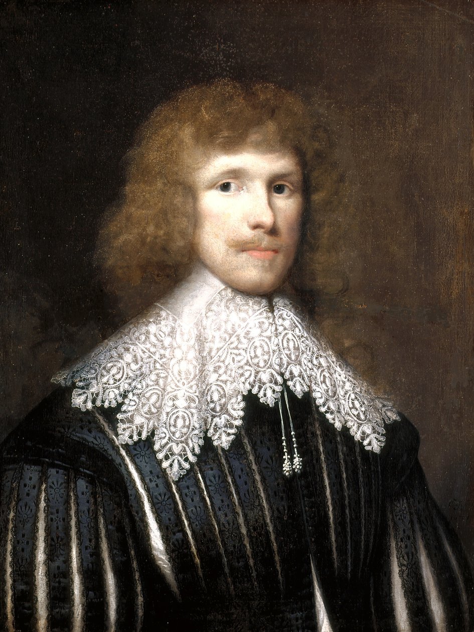 Retrato de Lucius Carey, Segundo Visconde Falkland (óleo sobre tela) de Cornelius Janssen van Ceulen