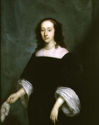 Retrato de uma Senhora com uma Pena de Cornelius Janssen van Ceulen
