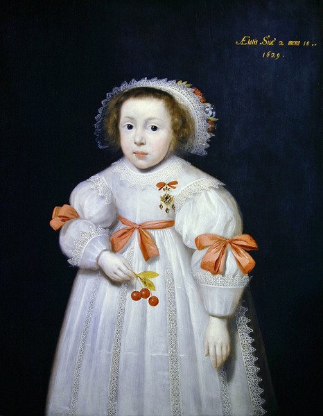 Retrato de uma jovem rapariga de Cornelius Janssen van Ceulen