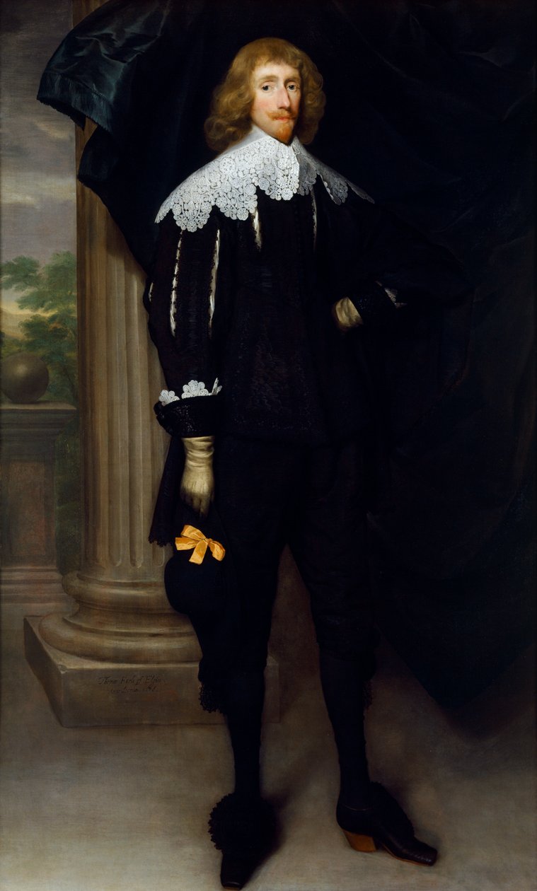 Thomas Bruce, Conde de Elgin (óleo sobre tela) de Cornelius Janssen van Ceulen