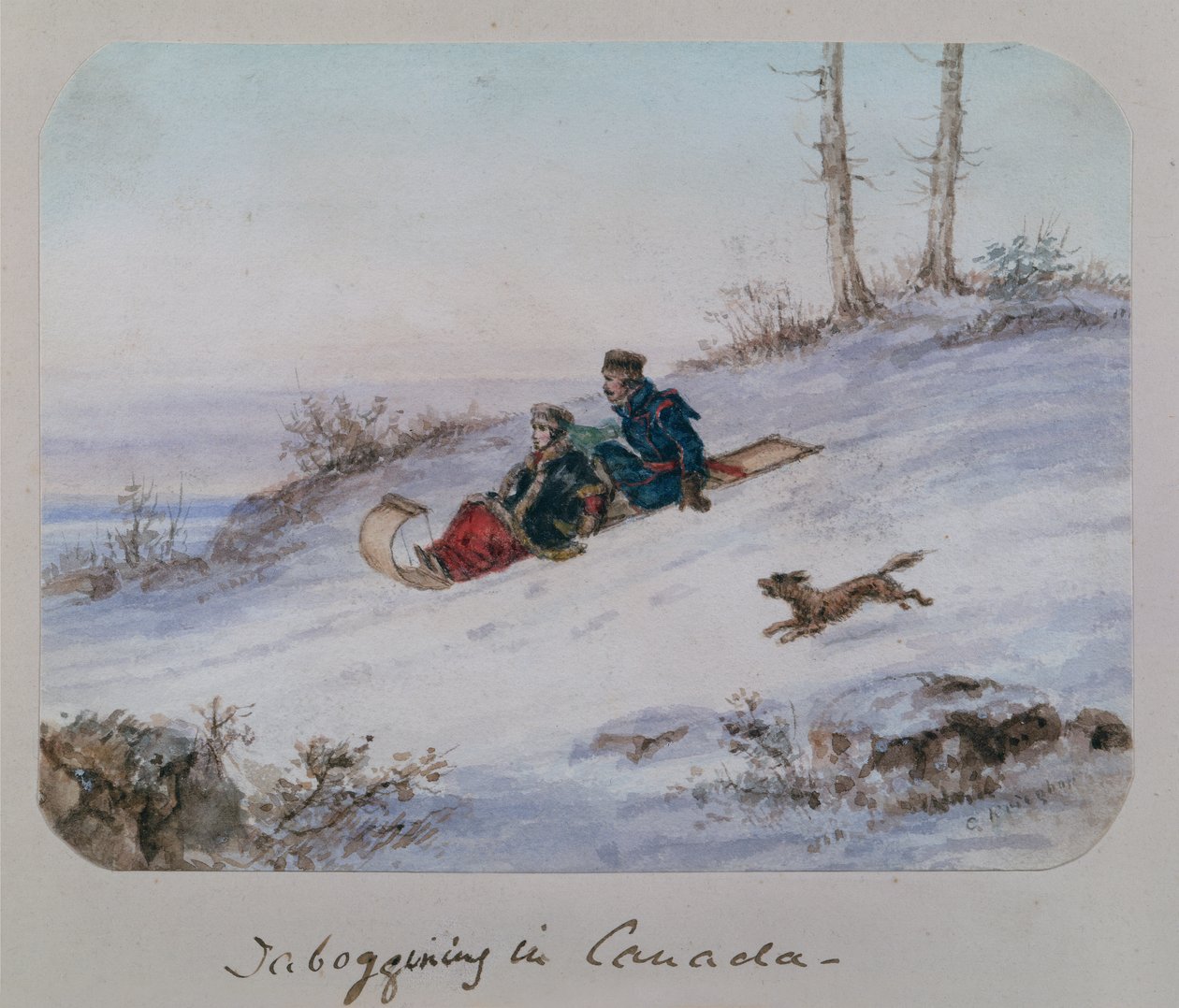 Tabogin no Canadá de Cornelius Krieghoff