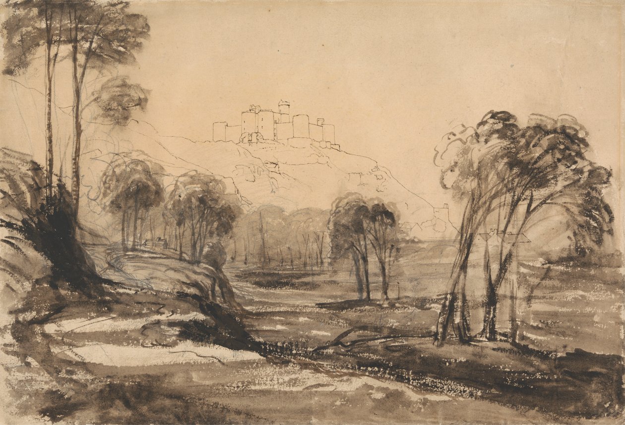 Castelo de Harlech de Cornelius Varley