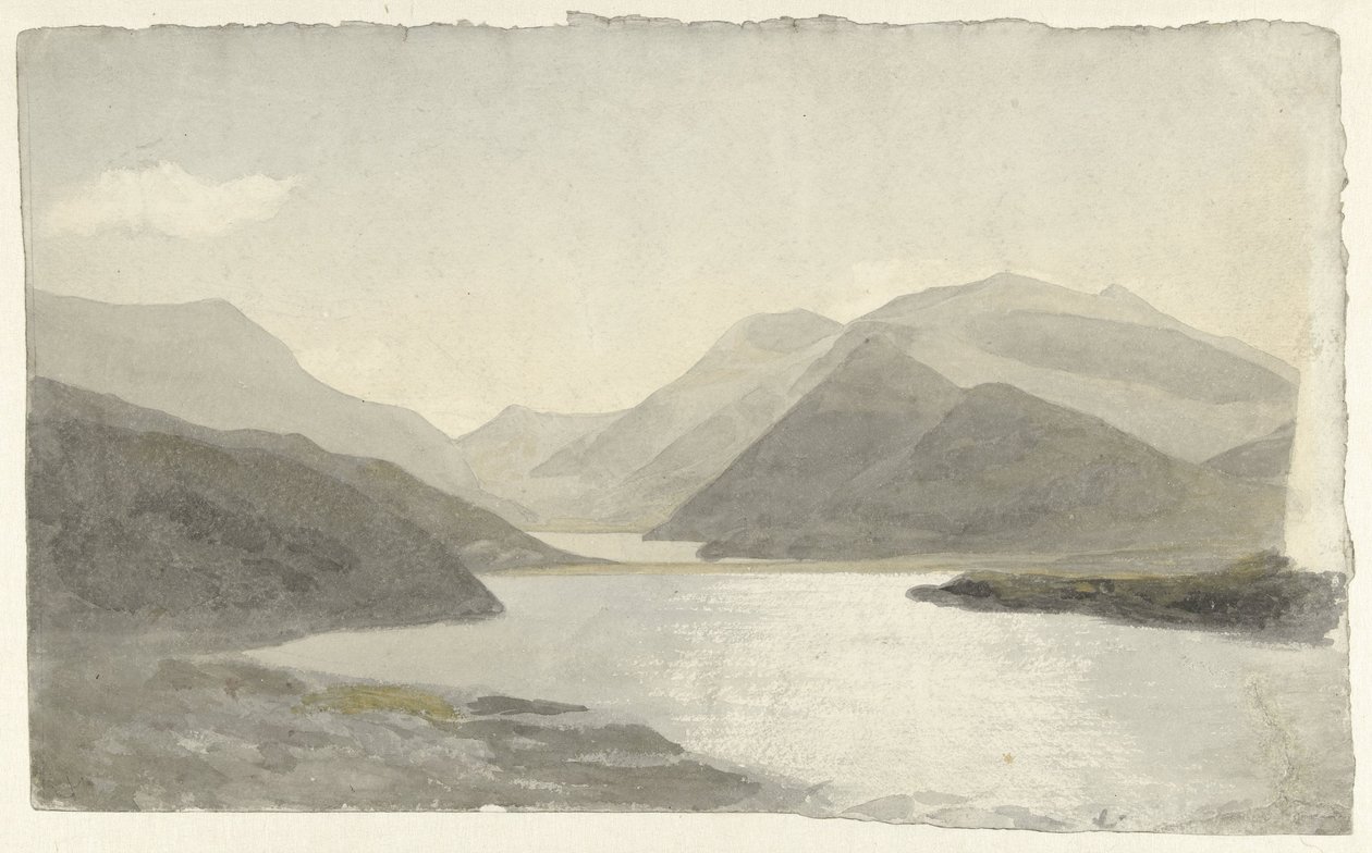 Luz solar sobre um lago perto de Snowdon, Llanberis, Gales do Norte
Luz solar sobre um lago perto de Snowdon, Llanberis, Gales do Norte de Cornelius Varley
