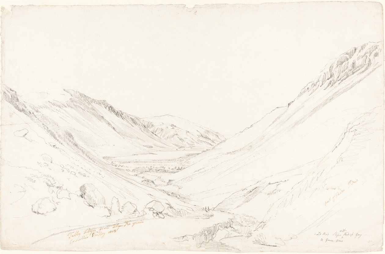 Tally Llyn de Llyn Trigrain de Cornelius Varley