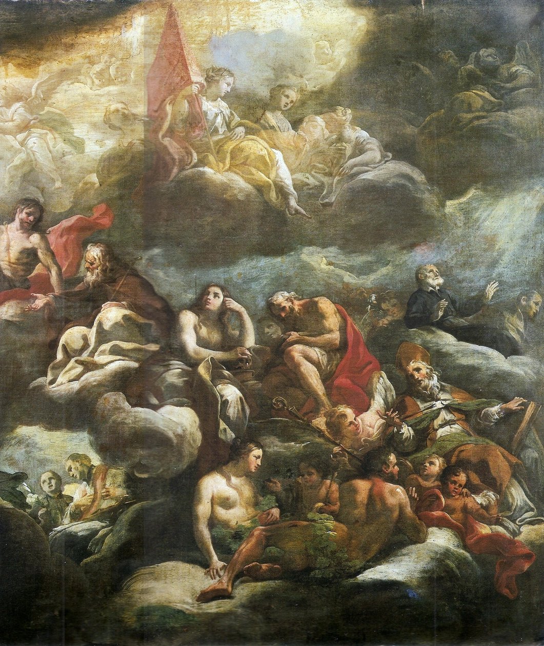 Apoteose de Sao Nicola Lorenese detalhen de Corrado Giaquinto