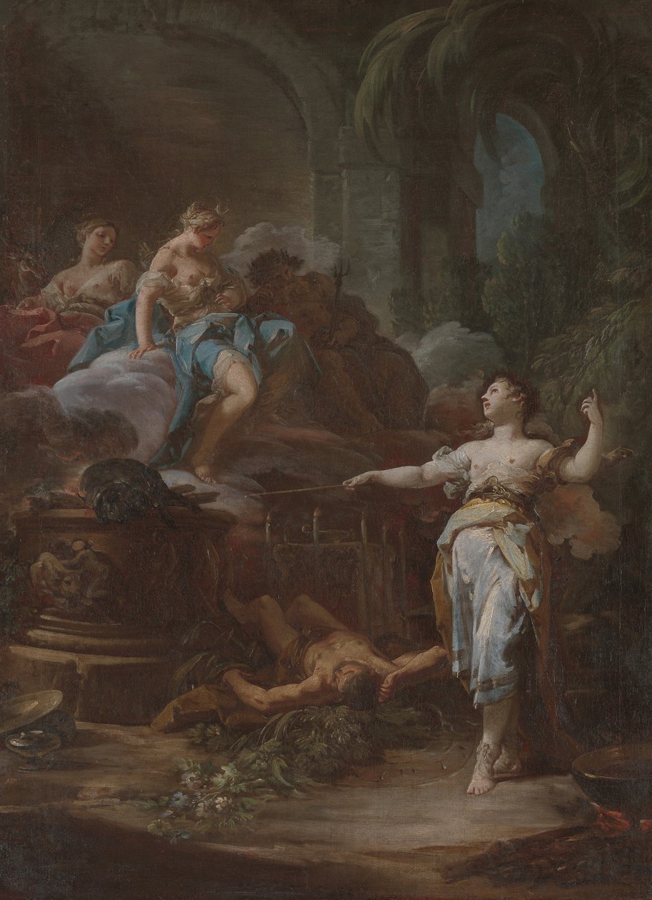 Medea Rejuvenating Aeson, ca. 1760 de Corrado Giaquinto