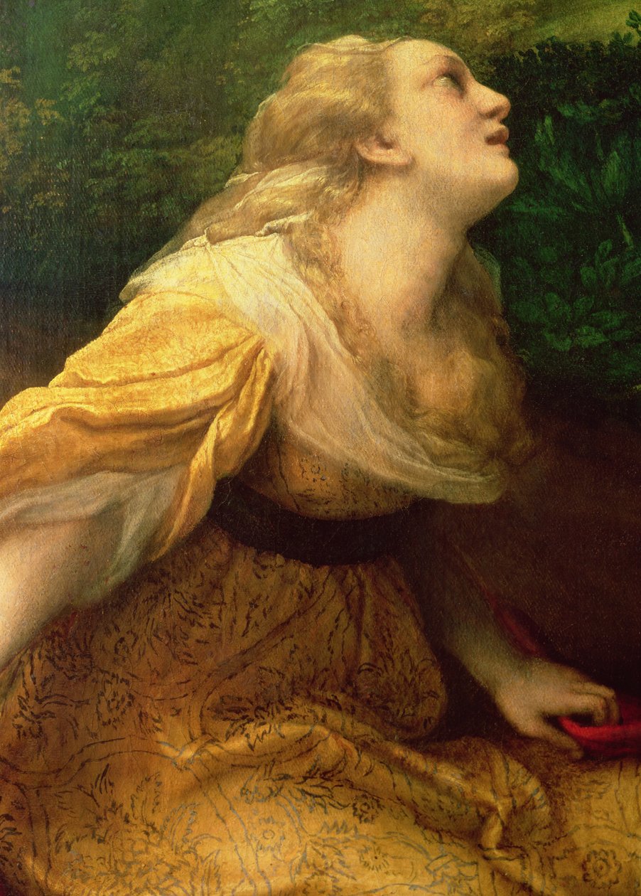 Noli Me Tangere, c.1534 (detalhe de 38614) de Antonio da Correggio