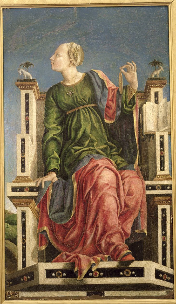 Erato (tempera no painel) de Cosimo Tura