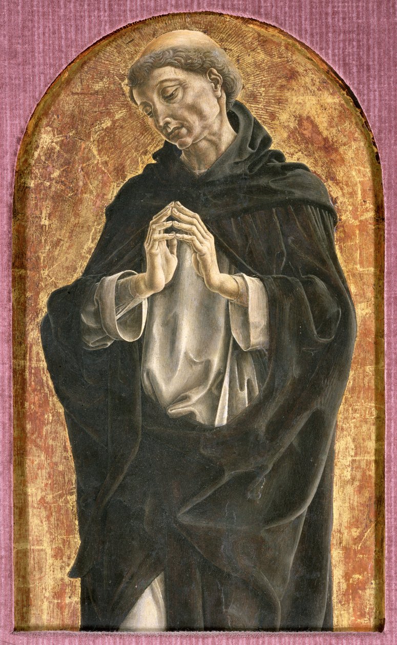 São Domingos (têmpera no painel) de Cosimo Tura