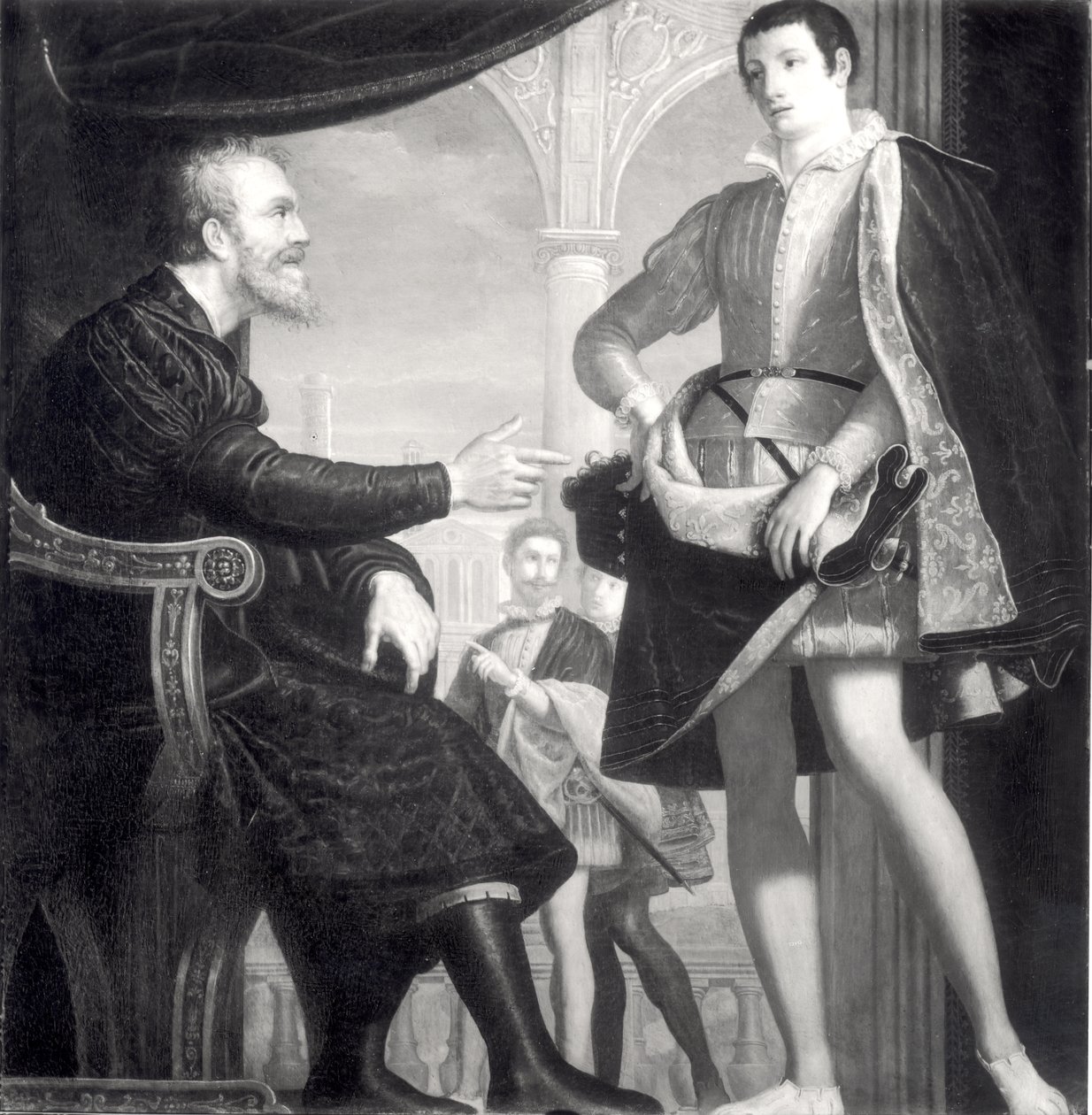 Michelangelo (1475-1564) e Francesco I (1541-87) de Medici de Cosimo Gamberucci or Gambaruccio