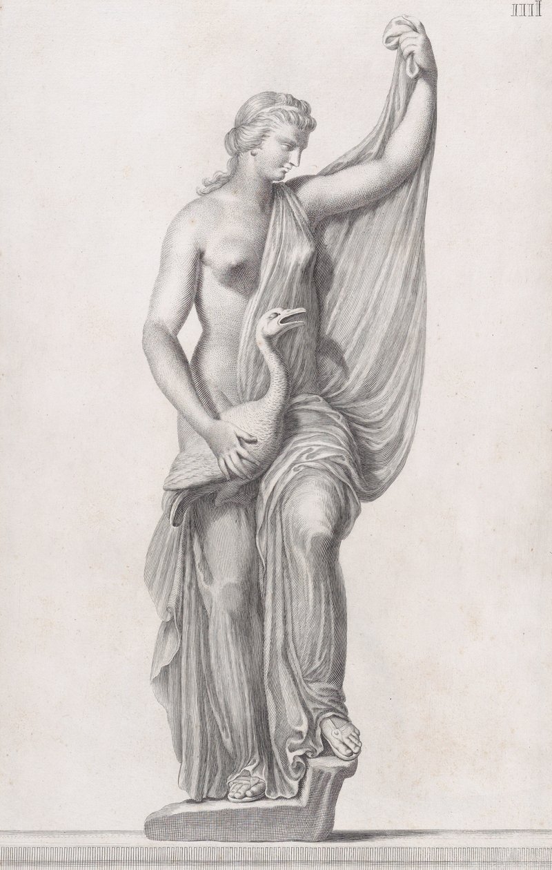 Estátua de Leda e o Cisne, 1734 de Cosimo Mogalli