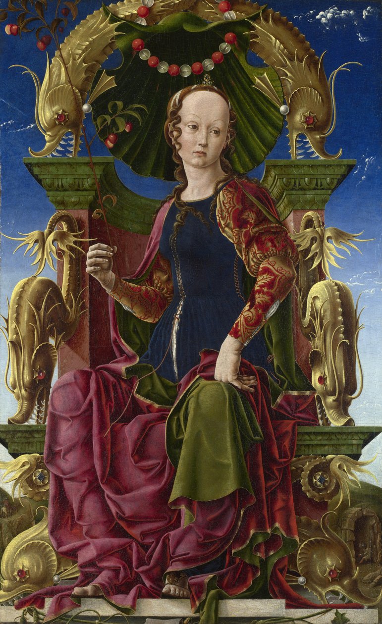 Um Muse Calliope, 1455-1460 de Cosimo Tura
