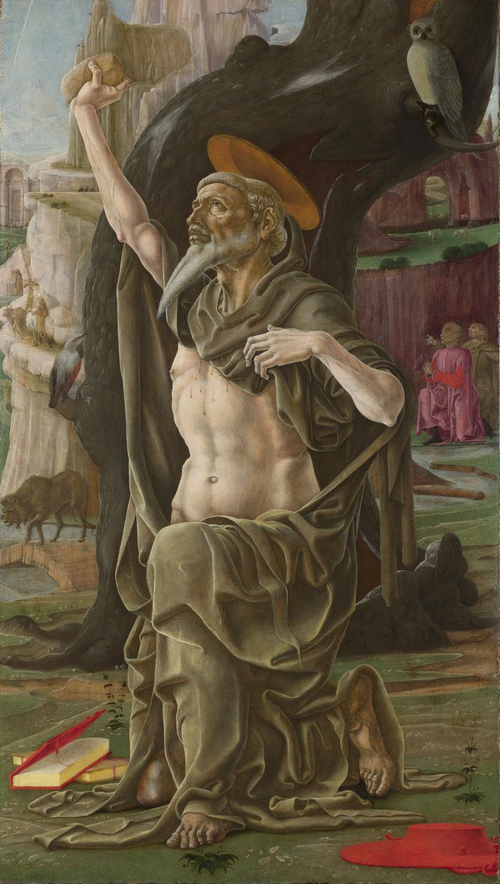 São Jerônimo, ca 1470 de Cosimo Tura