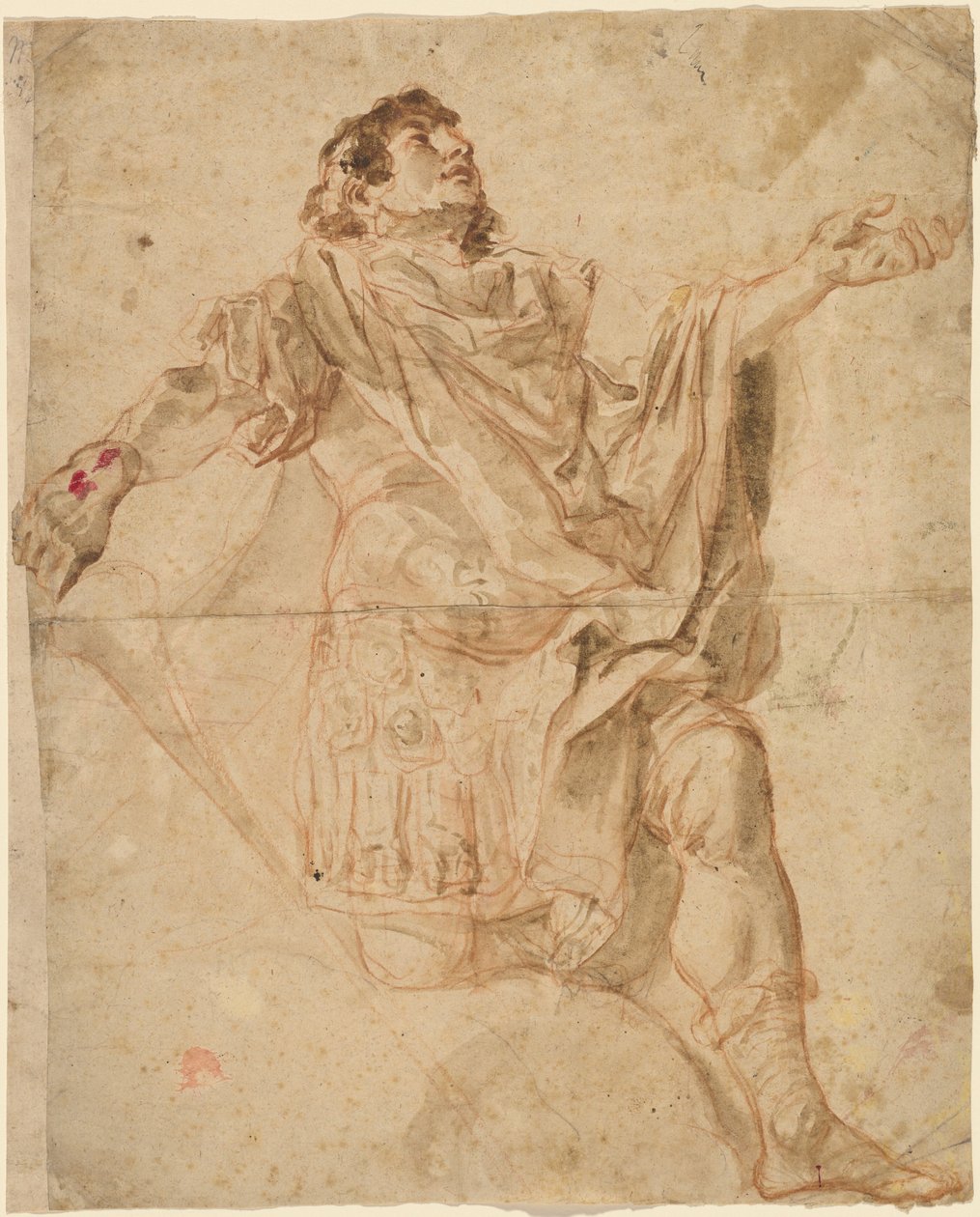 São Jorge Ajoelhado (reto) de Cosmas Damian Asam