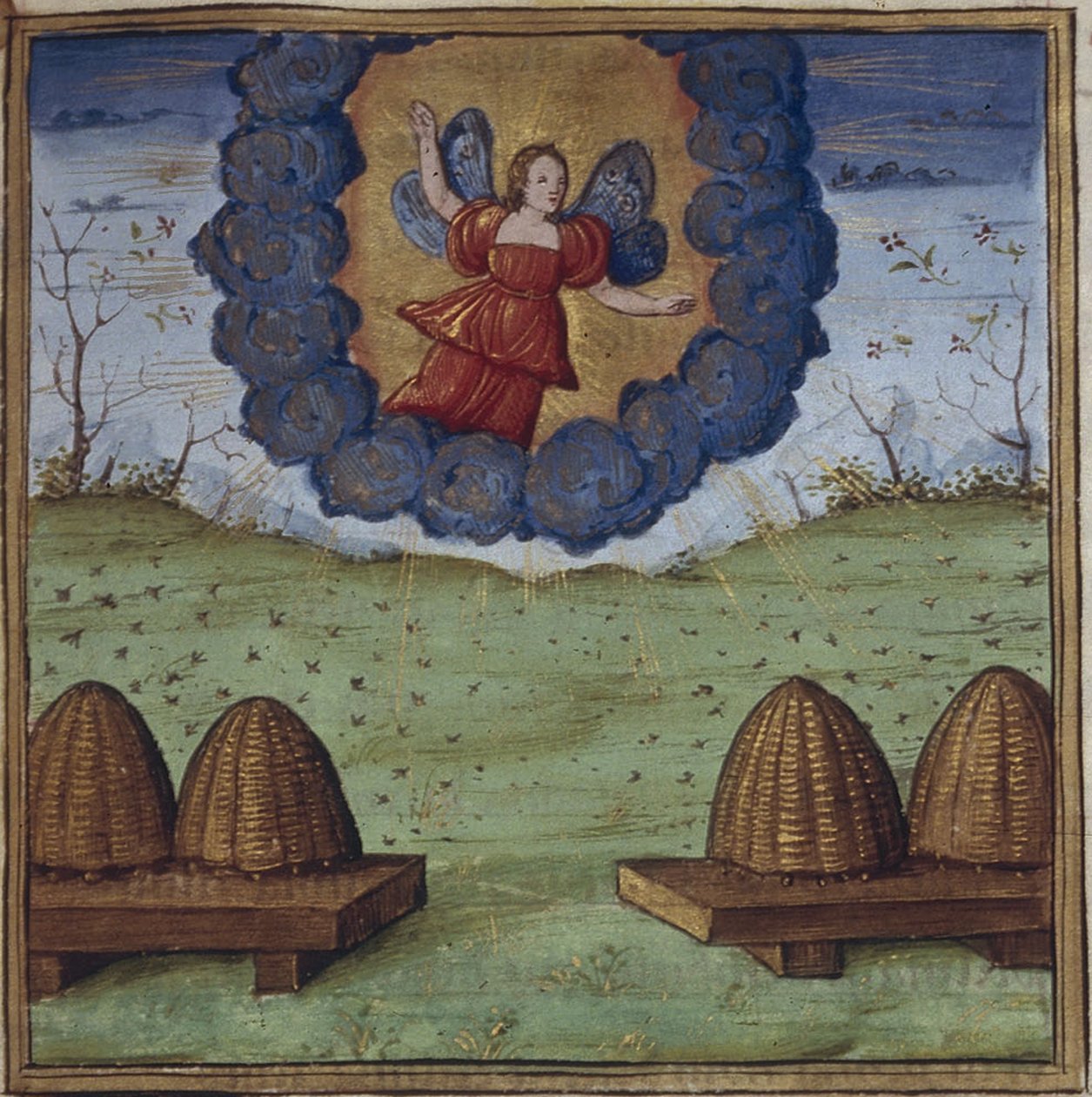 Ilustração para os georgianos por Virgil, 1450-1499 de Coëtivy Master