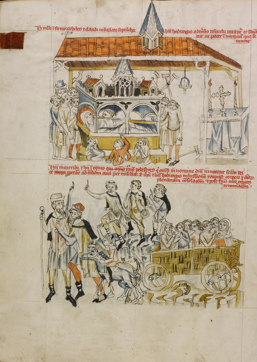 A Vida da Abençoada Edwiges de Court workshop of Duke Ludwig I of Liegnitz and Brieg