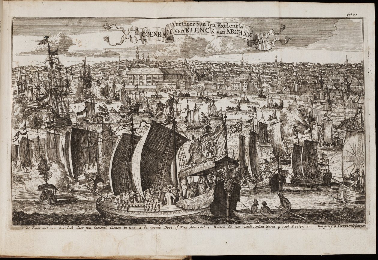 Arkhangelsk De: Verhael Histórico, ou Descrições de Voyagie, 1677 de Coyet