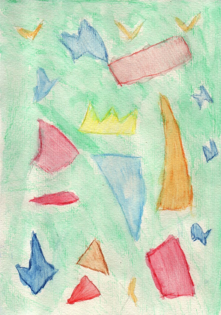 Formas coloridas de Crazy Artist