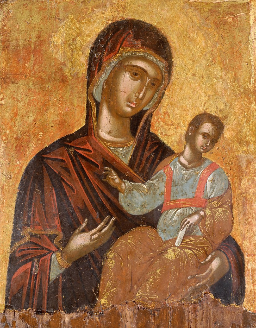 A Virgem Hodegetria de Cretan School