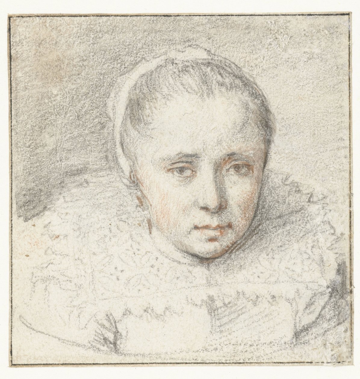 Retrato de uma jovem de Crispijn van de Passe (I) (attributed to)