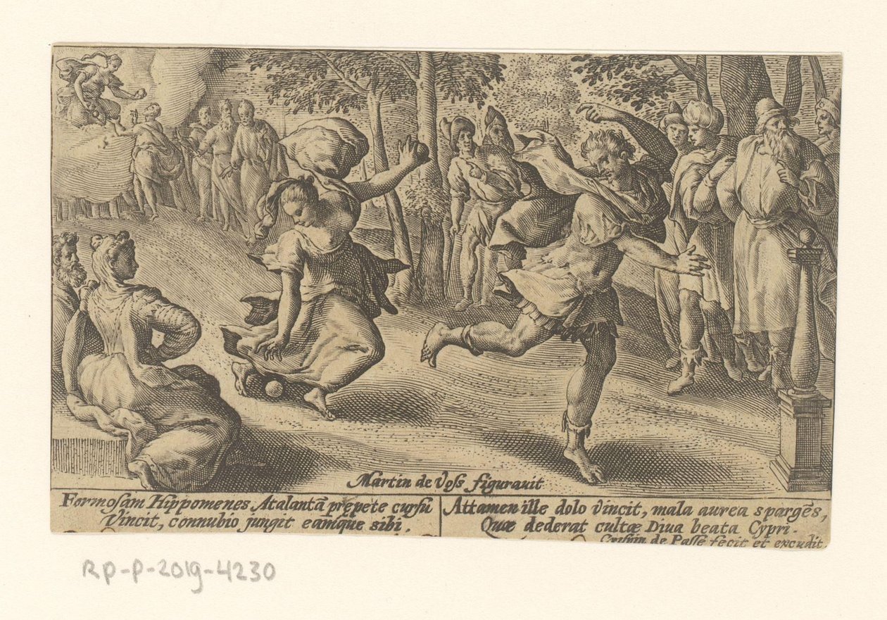 Atalanta e Hippomenes
Metamorfoses por Ovid (título da série)
Metamorfose (título da série) de Crispijn van de Passe (I)