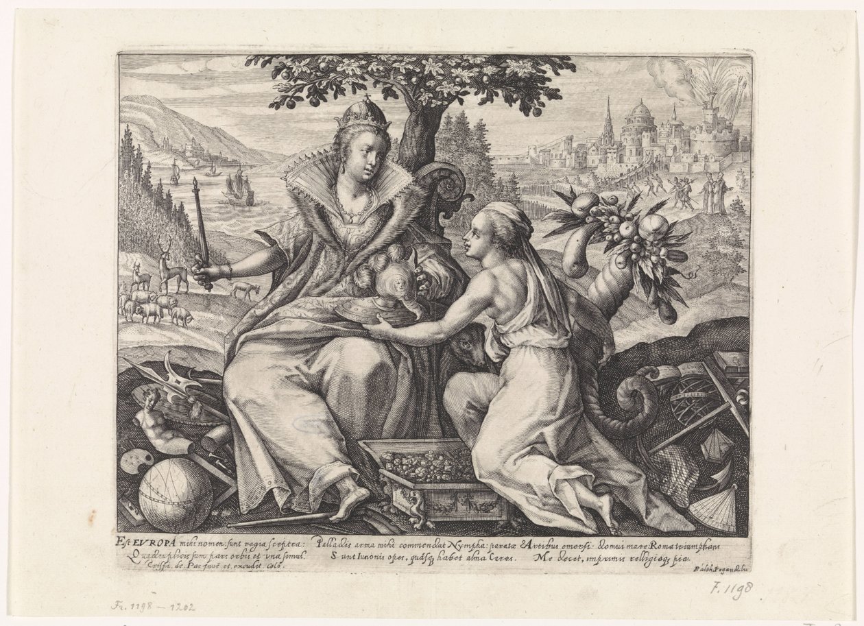 Europa
Os quatro continentes (título da série) de Crispijn van de Passe (I)