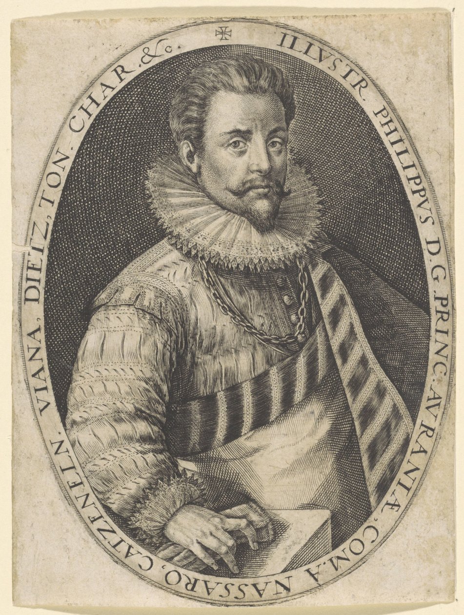 Retrato de Philip William, Príncipe de Orange de Crispijn van de Passe (I)
