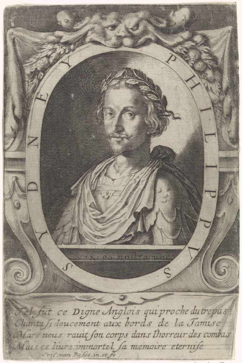 Retrato de Philip Sydney de Crispijn van de Passe (I)