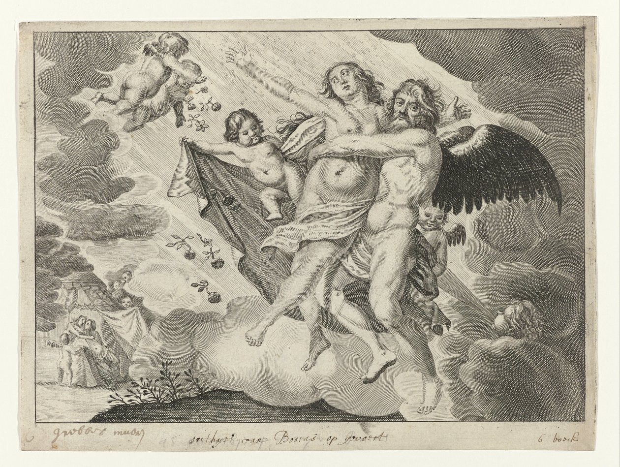 Boreas raptam Oreithyia de Crispijn van de Passe (II) (possibly)