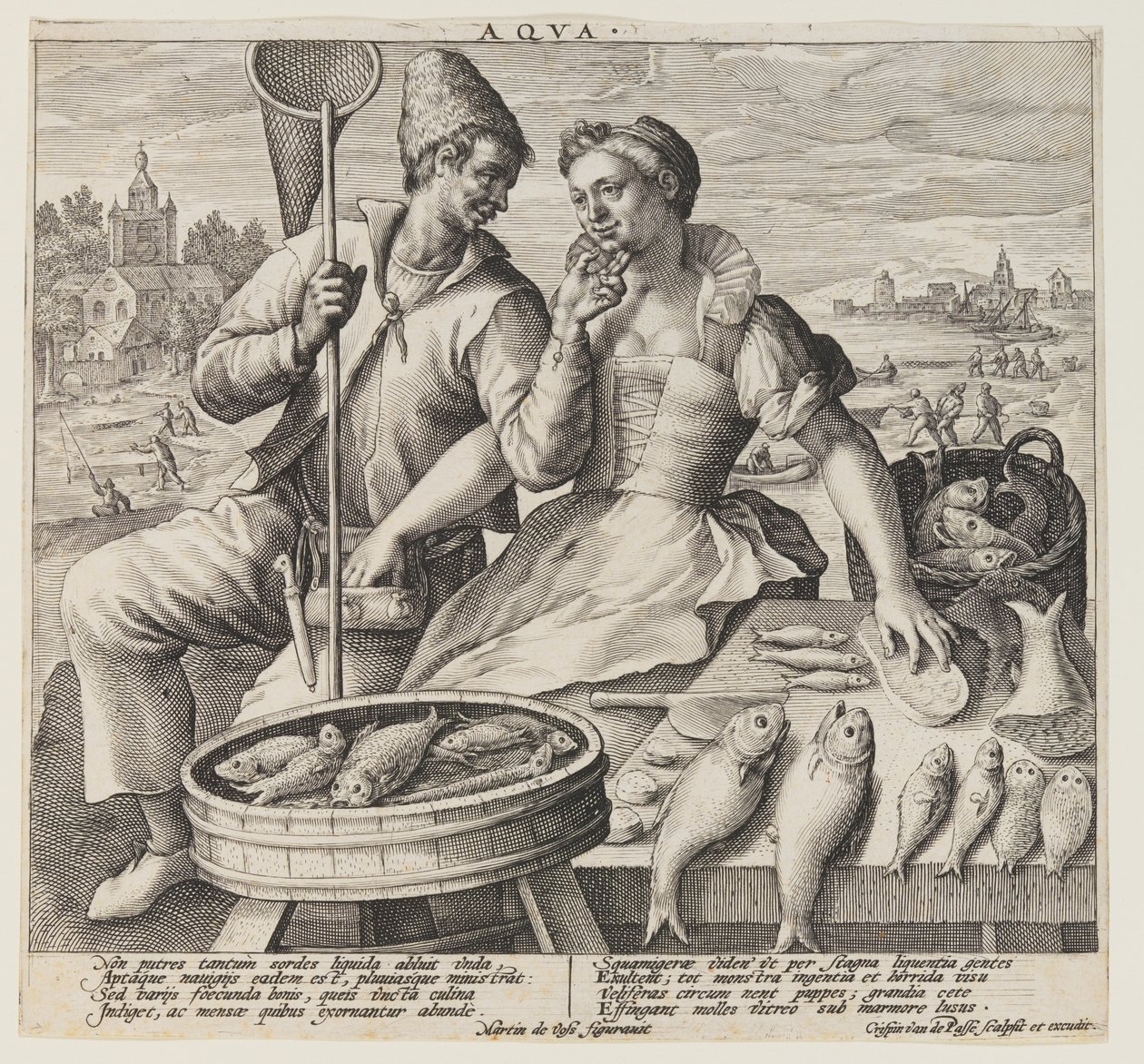 Aqua (Água), de Os Elementos de Crispijn van de Passe I