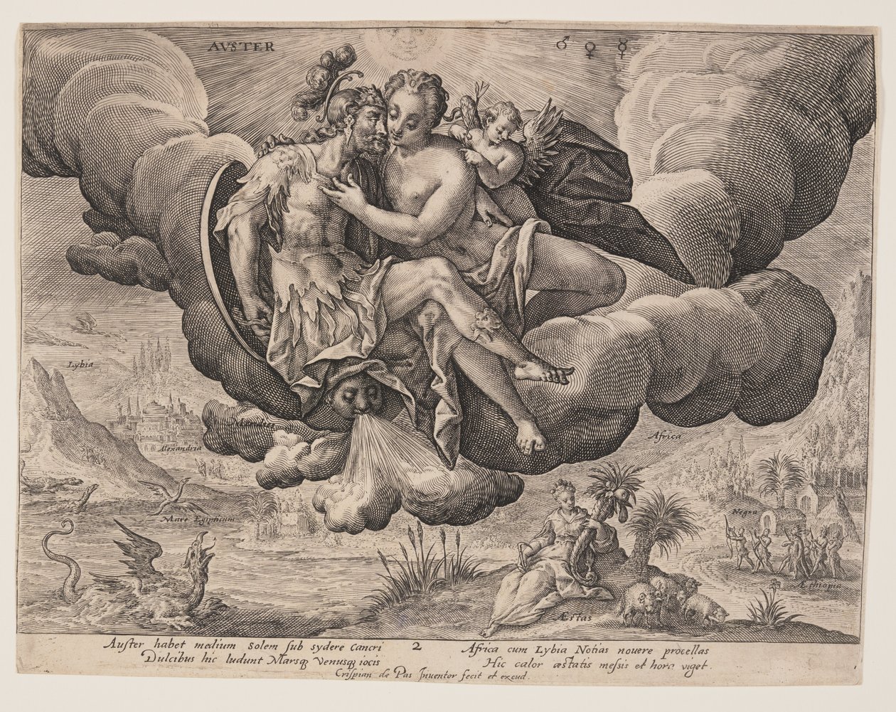 Auster, de The Winds de Crispijn van de Passe I