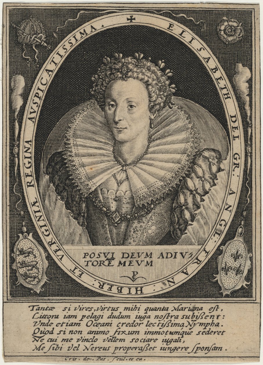 Isabel, Rainha de Inglaterra de Crispijn van de Passe I