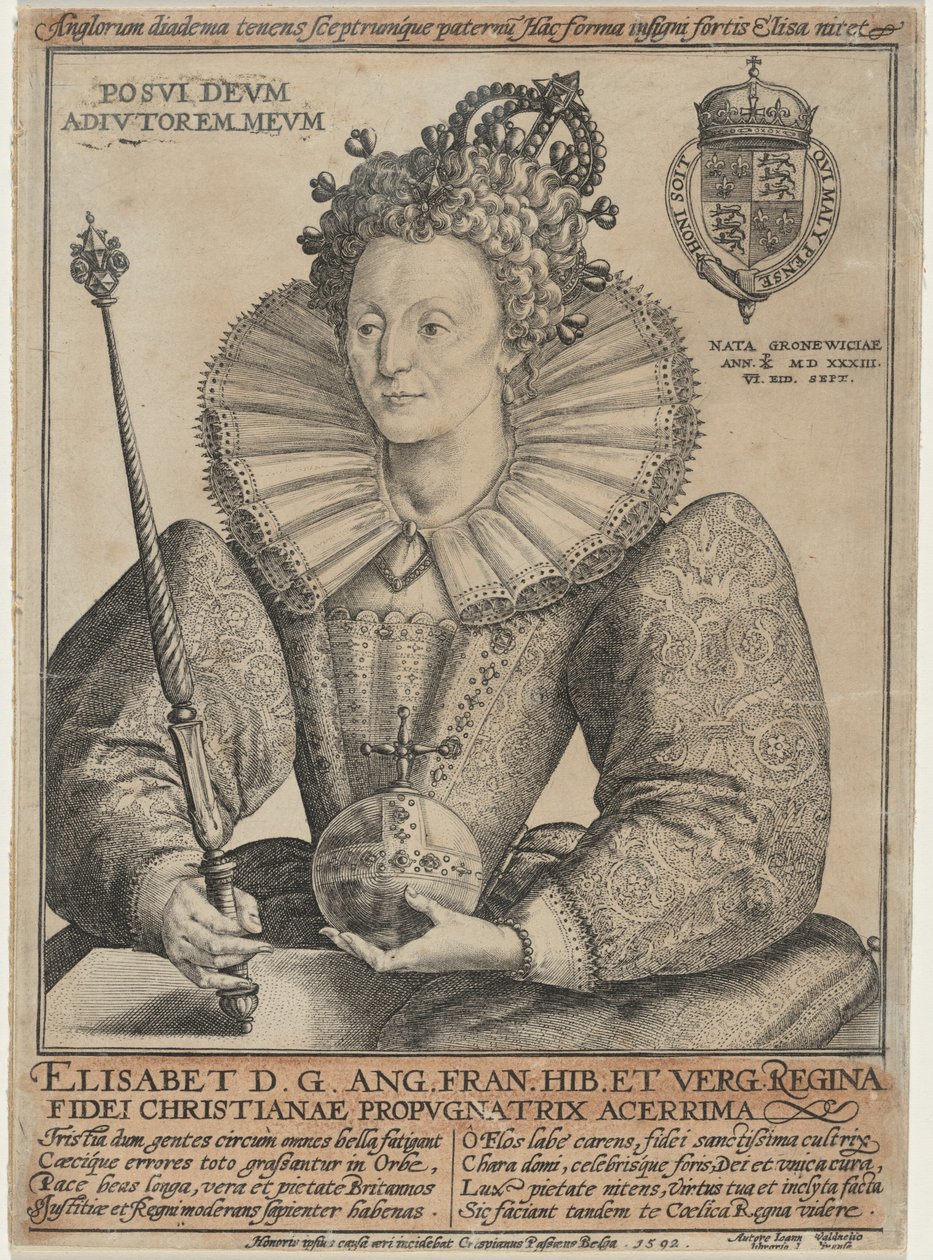 Isabel, Rainha de Inglaterra de Crispijn van de Passe I